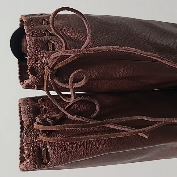 See by Chloe Genuine‎ Brown Leather Heeled Boots Size 7/38 - Picture 7 of 16